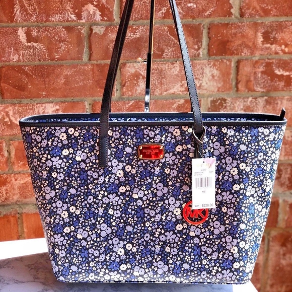 MICHAEL Michael Kors Handbags - Michael Kors Large Navy Blue Emry Tote